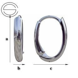 SV-08 Bigle angielskie do podwieszania Srebro 925 /gram
