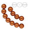 5810 MM 8 Swarovski COPPER PEARL (COPPRL)