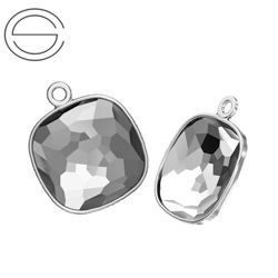 4483/J MM 12 Swarovski Fantasy Cushion - setting - Rhodium