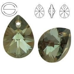 6128 MM 8 Swarovski Mini Pear BRONZE SHADE BRSH