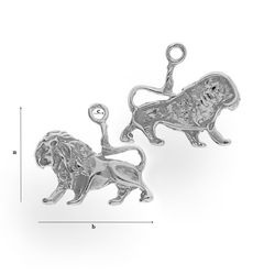 CHA-400 LEW zodiak do podwieszenia SREBRO pr. 925