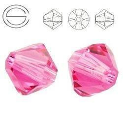 5328 MM 2,5 Swarovski XILION Bicone ROSE
