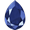 Crystal Royal Blue Shiny Crystal Royal Blue Shiny
