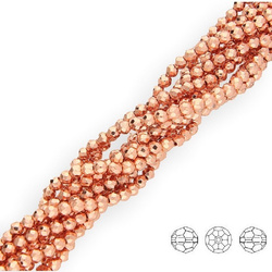 KN-RF-3,0 HEM RGPL Natural stone - round faceted - PLATED HEMATITE