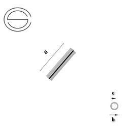 SPRUR 516 Rurka prosta 5 mm Srebro 925