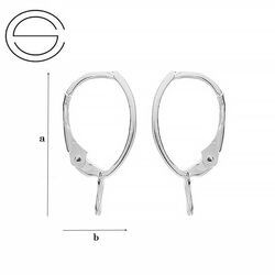 BA-202 Leverbacks - Earring - Sterling Silver 925