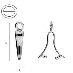 KRK-5 Krawatka do podwieszania Srebro 925