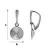 BBA-12 Leverbacks for 1122 Rivoli 12mm - Earring Hooks - Sterling Silver 925