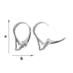 BA-1 Leverbacks - Earring Hooks - Sterling Silver 925 / gram