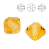 5328 MM 6 Swarovski XILION Bicone LIGHT TOPAZ