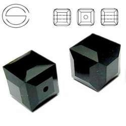 5601 MM 6 Swarovski Cube JET