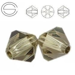 5328 MM 6 Swarovski XILION Bicone JONQUIL SATIN SAT