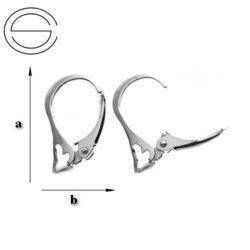 BA-1 Leverbacks - Earring Hooks - Sterling Silver 925 / gram