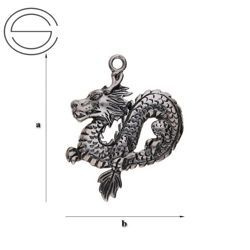 CHA-107 SMOK Element do podwieszania Srebro 925