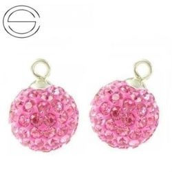 SVW MM 10 Wisiorek - kula LIGHT ROSE