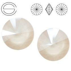 1122 MM 12 Swarovski Rivoli IVORY CREAM