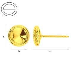 GWTOZ-6 Sztyfty do 1122 Srebro 925 POZŁACANE