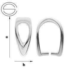 KW-47 Krawatka do Swarovskiego ażurowa Srebro 925 /gram
