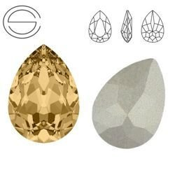 4320 MM 10 Swarovski Pear-shaped LIGHT COL TOPAZ F