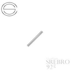 SPRUR 820 Rurka prosta 8 mm Srebro 925