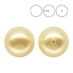 PRECIOSA 131-10-012 Round Pearl Maxima 1/2H 8 mm LIGHT CREAMROSE 1 opak. = 150 szt.