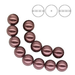 PRECIOSA 131-10-011 Round Pearl Maxima 5 mm LIGHT BURGUNDY 1 opak. = 500 szt.