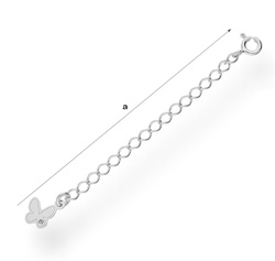 P-CL-674 Łańcuszek PRZEDŁUŻKA 5cm Srebro pr. 925
