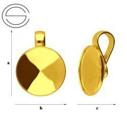 KWZ-123/14 Krawatka do Rivoli Srebro 925 POZŁACANE