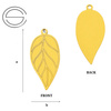 CL-361 Leaf Pendant 22 x 10,2 mm Sterling Silver