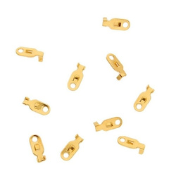 10582 MM 3 Swarovski Spring Ring Clasp - GOLD