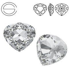 4370 MM 20 Swarovski Heart Pear CRYSTAL F