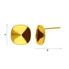 GWZ-85/12 STUD EARRING FOR 4470 SILVER 925 GOLD PLATED