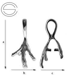 KWP-20 Krawatka do Swarovskiego RODOWANE
