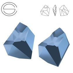 4923 MM 28 Swarovski Kaputt METALLIC BLUE METBL F