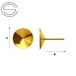 GWTZ-14 Sztyfty do 1122 Srebro 925 POZŁACANE