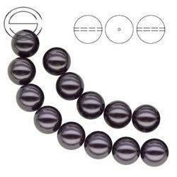 5810 MM 10 Swarovski DARK PURPLE PEARL (DKPRPRL)