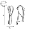 KW-27 Silver 925 Bail for Crystals from SWAROVSKI