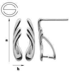 SH-9 Sztyfty do Swarovskiego Srebro 925 /gram