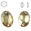 3210 MM 16 Swarovski Oval GOLDEN SHADOW F GSHA F
