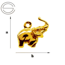 CHAZ-22 SŁOŃ Element do podwieszania Srebro 925