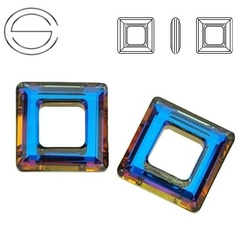 4439 MM 14 Swarovski Square Ring VOLCANO VOL