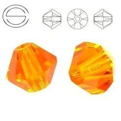 5328 MM 8 Swarovski XILION Bicone SUN