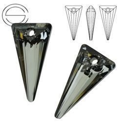 6480 MM 28 Swarovski Spike SILVER NIGHT SINI