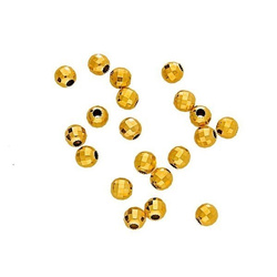 P2LCZ 3 Kulka DISCO 3 mm Srebro 925 POZŁACANE
