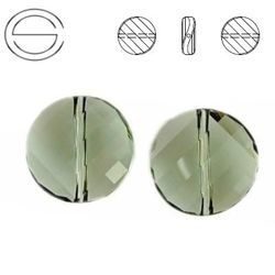 5621 MM 14 Swarovski Twist Bead BLACK DIAMOND