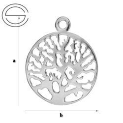 CHA-146 Element do podwieszania Srebro 925