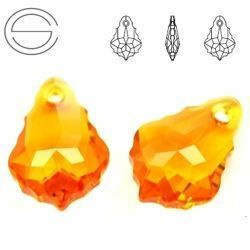 6090 MM 16 Swarovski Baroque TOPAZ