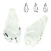 6015 MM 17 Swarovski Polygon CRYSTAL