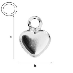 KW-026/6 Silver 925 Bail for 2808 6 mm