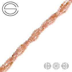KN-RF-2,0 SUN Natural stone - round faceted - SUNSTONE 10 pcs.